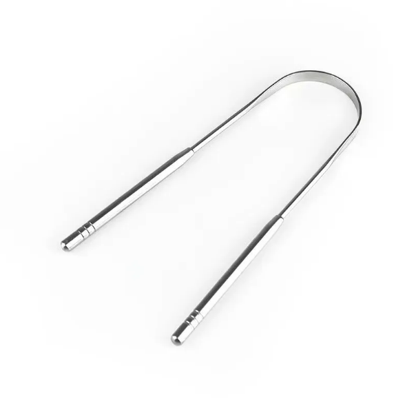 Stainless Steel U-Shaped Tongue Scraper